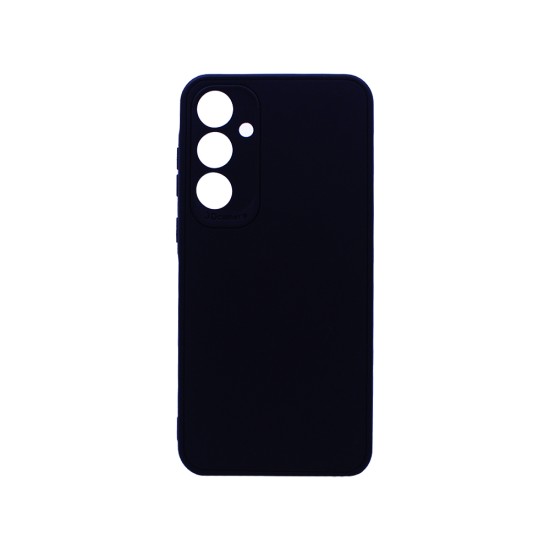 Capa de Silicone Macio com Moldura de Câmera para Samsung Galaxy A35 Preto